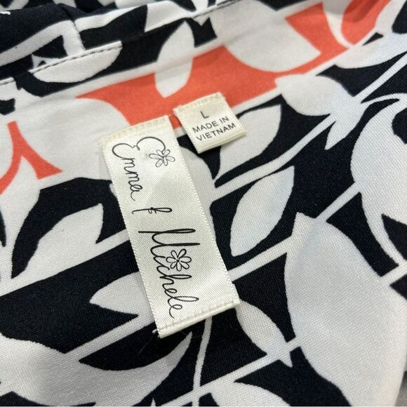 Emma & Michelle Floral long sleeve Dress size large - Picture 9 of 14